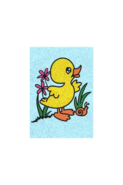 Kelebek ve Ördek Kum Boyama Aktivite Seti-Red Castle PSMSB-02 - 3