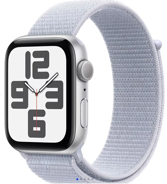 Apple Watch Se Gps 40MM Silver Aluminium Case With Blue Cloud Sport Loop