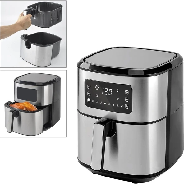Skytech ST-AF800 Airfryer Kızartma Makinesi 8 Litre 1700 Watt - 2