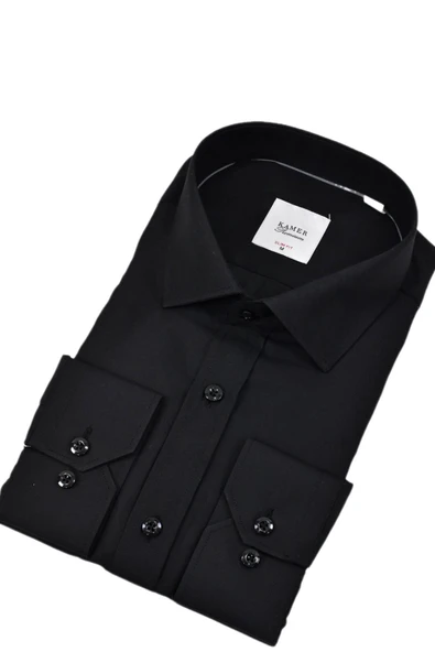 Erkek Slim Fitt Uzun Kol Likralı Gömlek 2392 BGL-ST04380 - Resim 8