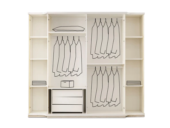 DUBAİ MDF LEDLİ BAZALI YATAK ODASI TAKIMI - Resim 5