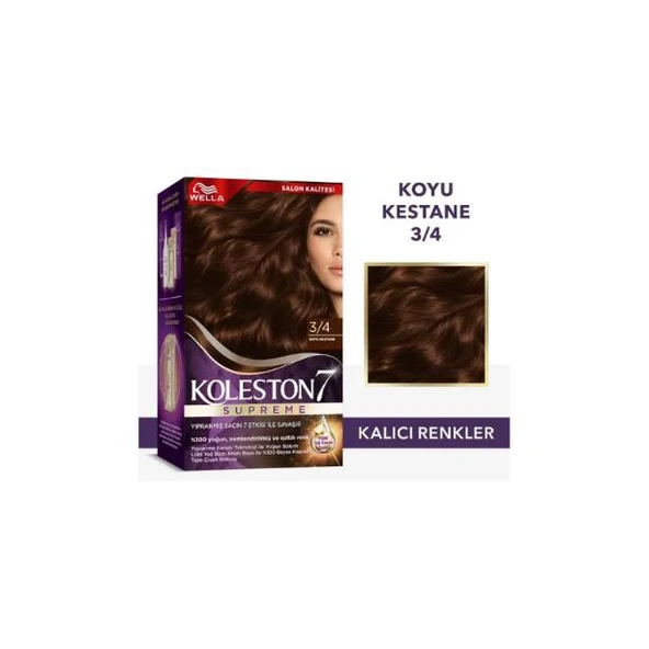 Koleston Supreme Set Boya 3/4 Koyu Kestane - 2