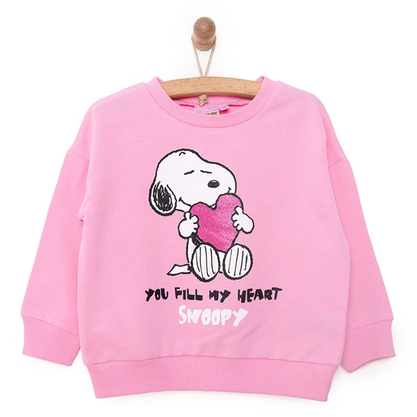 Snoopy Kız Sweatshirt Kız Bebek