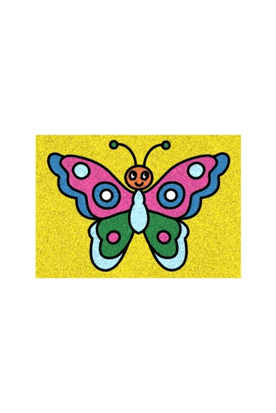 Kelebek ve Ördek Kum Boyama Aktivite Seti-Red Castle PSMSB-02 - 2