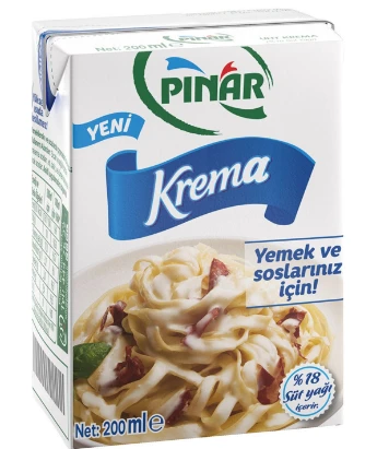 Pınar Krema %18 Yağlı 200 Ml