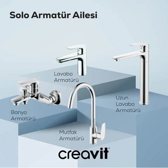 Creavit Solo Lavabo Bataryası SO1500 - 6