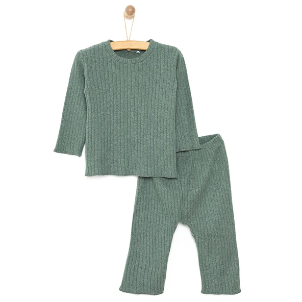 Kaşkorse Uzun Kol Pijama Takımı Kız Bebek
