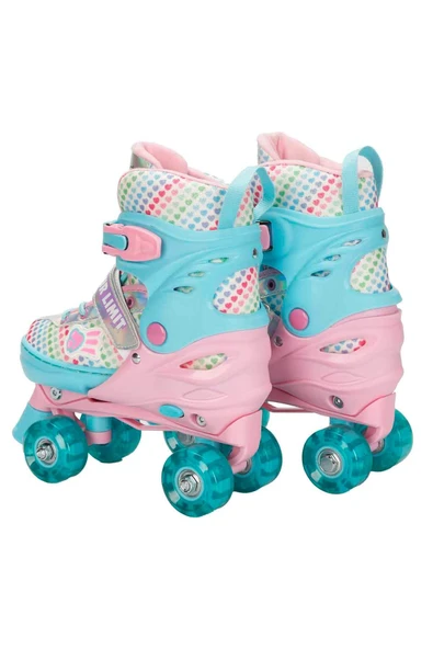 Işıklı 4 Teker Ayarlanabilir Paten 34-37 ile Her Adımda Parlayın! - 4