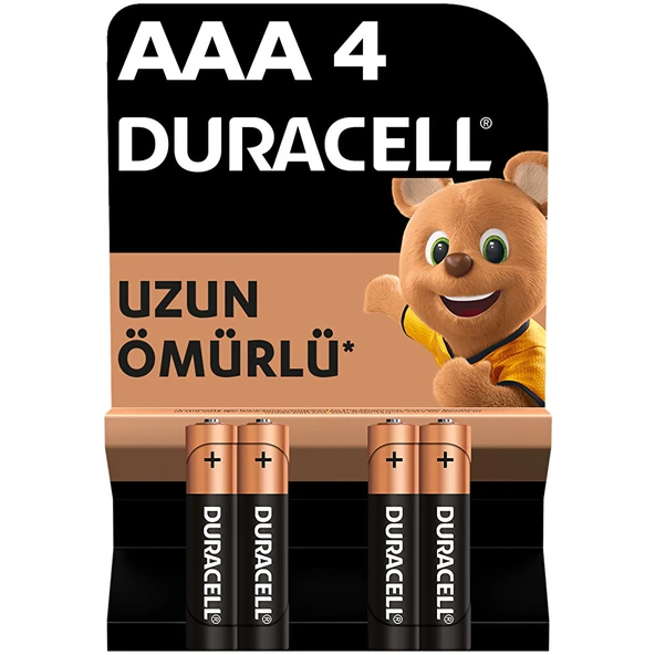 Alkalin AAA İnce Kalem Pil 4 Adet