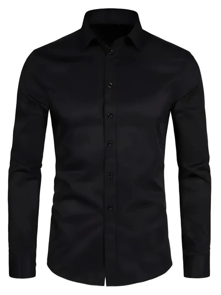 Erkek Slim Fitt Uzun Kol Gömlek 2290 BGL-ST04378 - 3