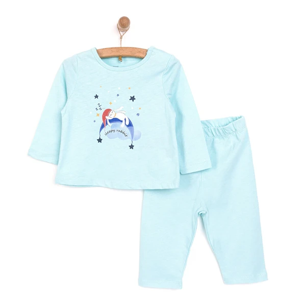 Tavşan Neni Pijama Takımı Erkek Bebek