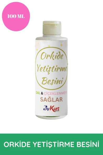 ByKurt Orkide Çiçeklenme ve Dal Gelişim Besini 100ML Güçlü Organik Takviye - 2
