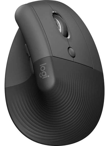 Logitech Lift Sessiz Kablosuz Ergonomik Dikey Mouse - Siyah