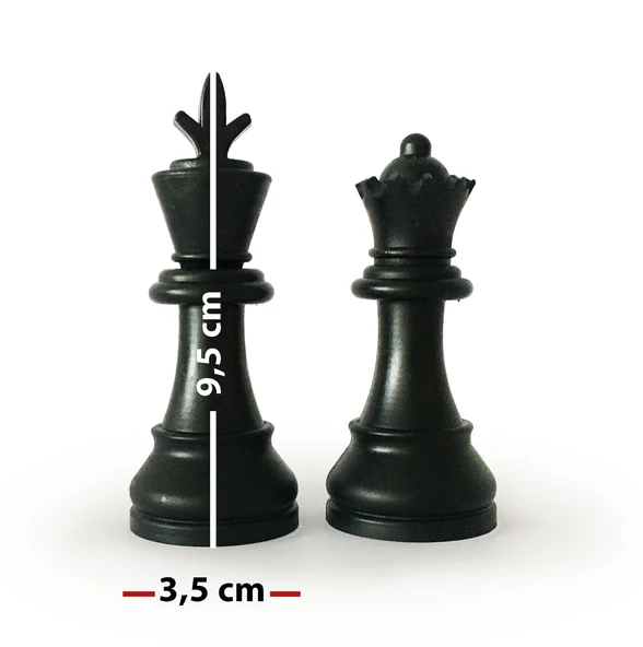 Star Yakma Tavla ve Satranç Seti Büyük Boy - 5
