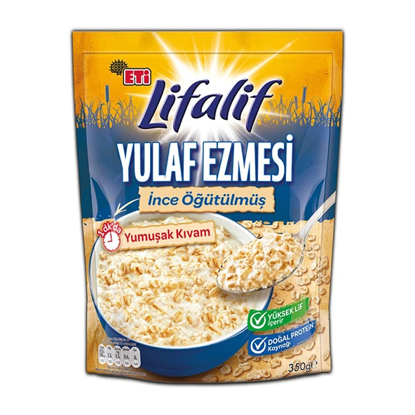 Lifalif İnce Öğütülmüş Yulaf Ezmesi 350 Gr