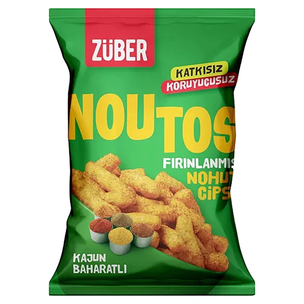 Kajun Baharatlı Fırınlanmış Nohut Cipsi 55 gr