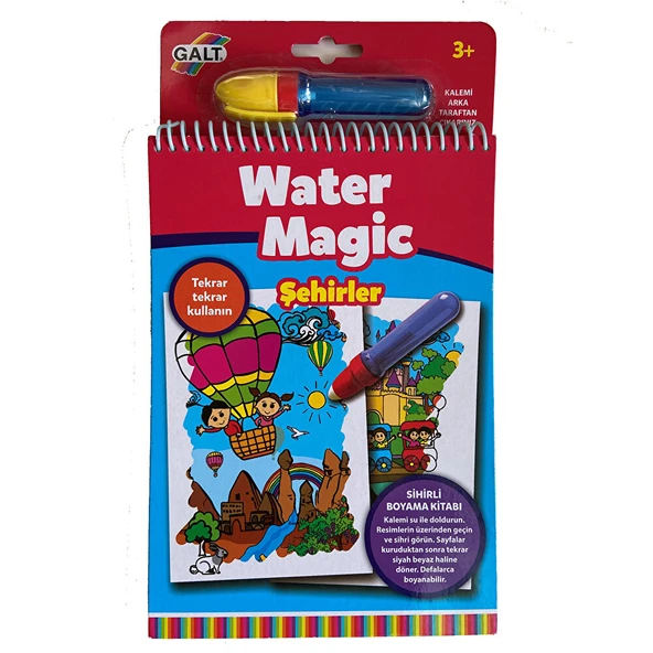 Water Magic Sihirli Boyama Kitabı Şehirler +3 Yaş - 1