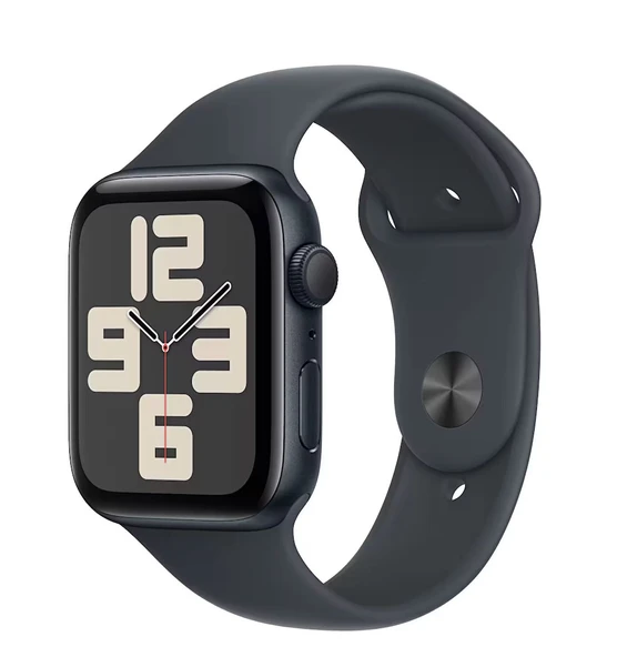 Apple Watch SE GPS 40 mm Gece Yarısı Alüminyum Kasa ve Gece Yarısı Spor Kordon - S/M