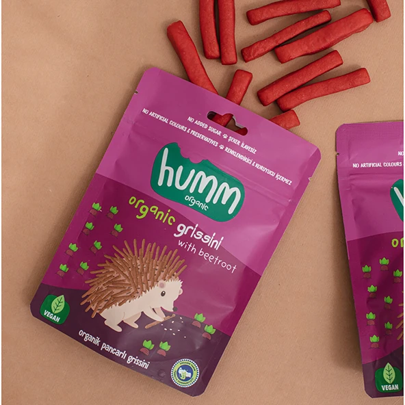 Organik Vegan Pancarlı Grissini 55 gr