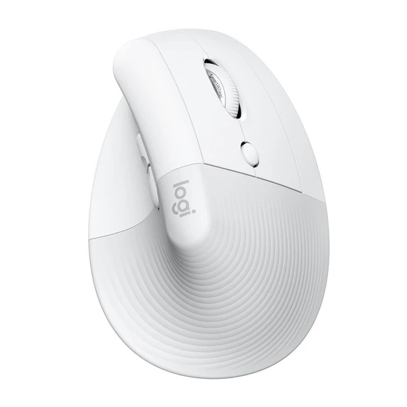 Logitech Lift Sessiz Kablosuz Ergonomik Dikey Mouse - Beyaz