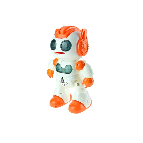 Oyuncak Robot Uzaktan Kumandalı Disk Atan Işıklı Sesli 30 Cm - 3