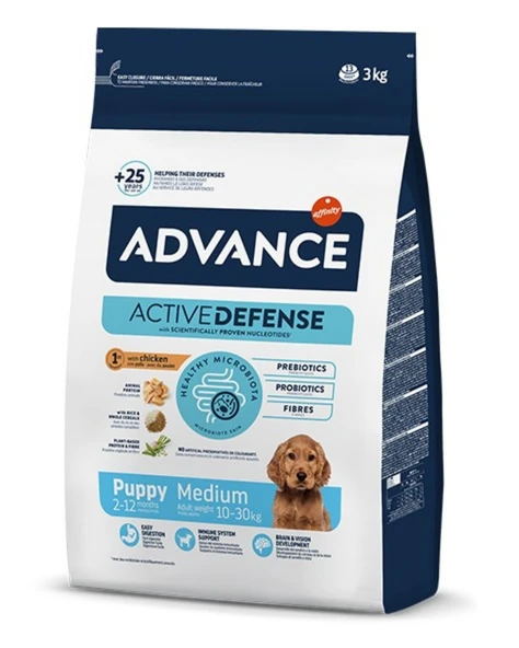 Advance Puppy Medium Yavru Köpek Maması 3 Kg
