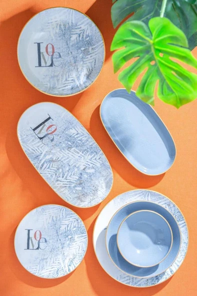 Acar Lara 27 Parça 6 Kişilik Yemek Takımı HCA-08300