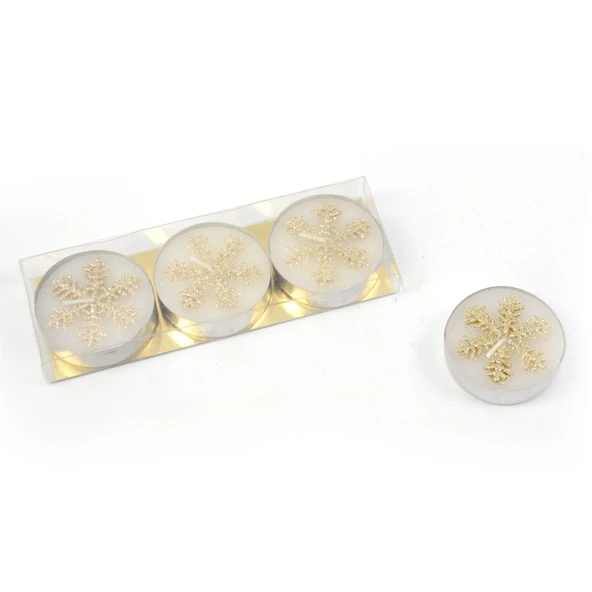 Touch Me Simli Snowflake 3'ü Tealight