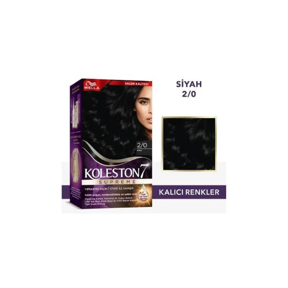 Koleston Supreme Set Boya 2/0 Siyah - 2