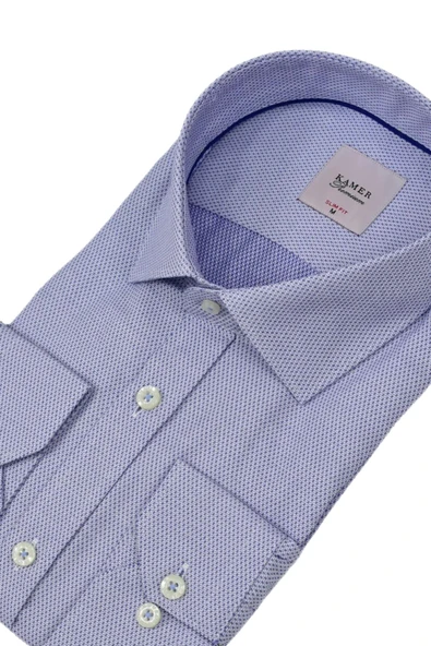 Erkek Slim Fitt Uzun Kol Gömlek 2381 BGL-ST04374 - Resim 9