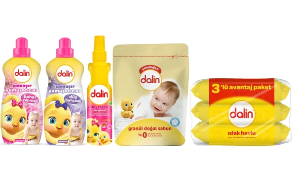 Dalin Bebek Bakım Seti (5 Li Set) Avantaj Paket