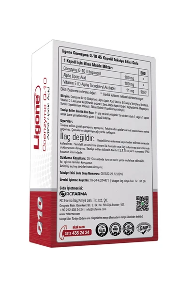 Ligone Q10 45 Kapsül - Resim 2
