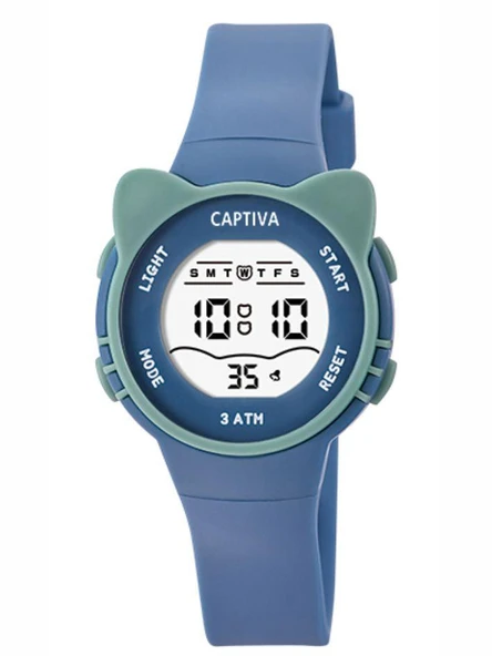Captiva Digital 3 Atm Suya Dayanıklı Işık+Alarm+Kronometre+Takvimli Çoçuk Kol Saati CP.YN.25.13