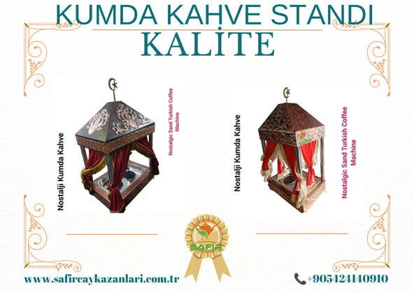 DAVLUMBAZLI BÜYÜK BOY KUMDA KAHVE MAKİNESİ BAKIR KAHVECİ GÜZELİ MAKİNESİ A++ SAFİR ÇAY KAZANLARI