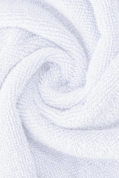 5 li El Yüz Otel Havlusu 50x90 Cm Beyaz 20/2 Ring 300 Gr - 3