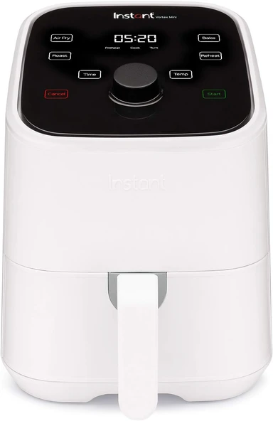Instant Vortex Mini AirFryer, 2L Kapasite, Kızartma Tavası ve Mini Fırın