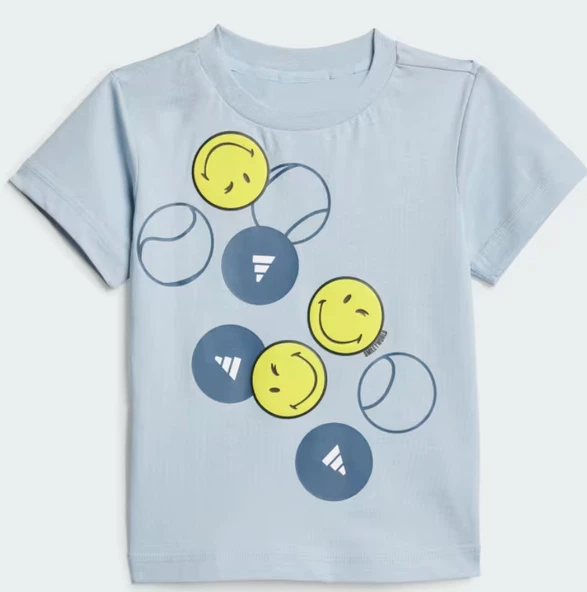 adidas X Smileyworld Bebek  Yaz Seti JC5777 - Resim 2