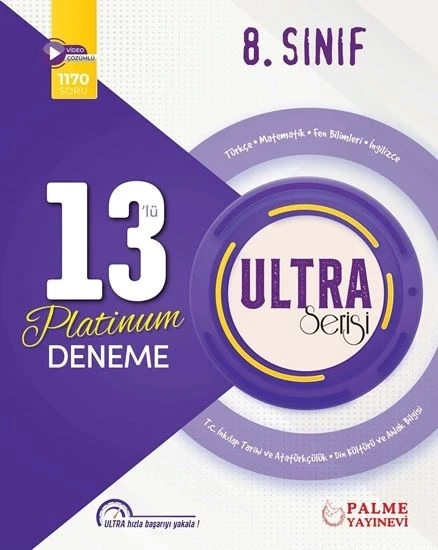 PALME YAYINLARI 8.SINIF LGS ULTRA PLATİNUM 13 DENEME SINAVI