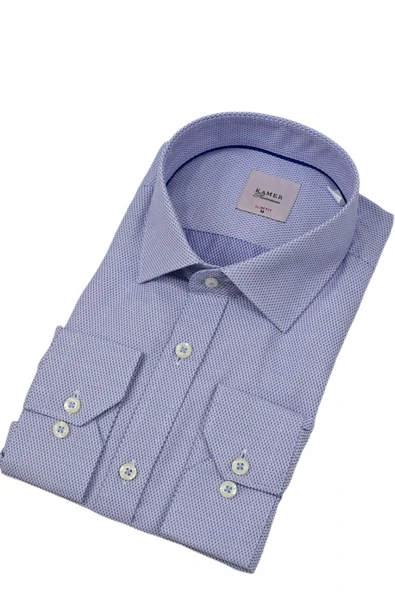 Erkek Slim Fitt Uzun Kol Gömlek 2381 BGL-ST04374 - Resim 7