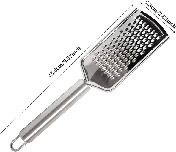 Paslanmaz Çelik El Rendesi Peynir Rendesi İnce El Rendesi İnox 24 cm - 6