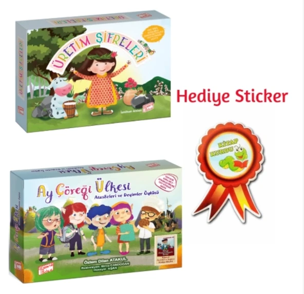 GİZEMLİ BAHÇE 2.SINIF ÜRETİM ŞİFRELERİ 10'LU HİKAYE SETİ -  AY ÇÖREĞİ ÜLKESİ'NDE ATASÖZLERİ VE DEYİMLER 10'LU HİKAYE SET