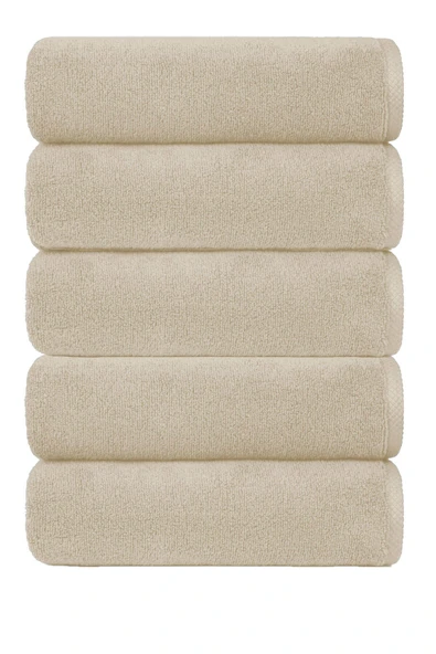 5 li El Yüz Otel Havlusu 50x85 Cm Renkli 16/1 Avs 200 Gr - 2