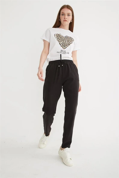 FASHION FRIENDS KADIN BELİ BAĞLAMALI PANTOLON 25Y0477K1 - 11
