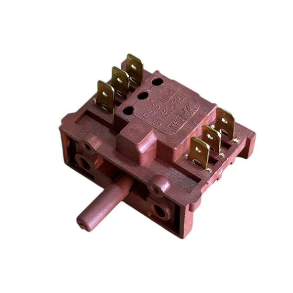 Ankastre Fırın Anahtarı Üçlü Soketli Komutatör Kumtel Uyumlu - 2