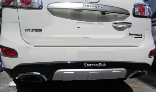 Hyundai Santa Fe 2010 2012 Arası Arka Difüzör Koruma Abs (Plastik)