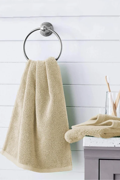 5 li El Yüz Otel Havlusu 50x85 Cm Renkli 16/1 Avs 200 Gr - 6