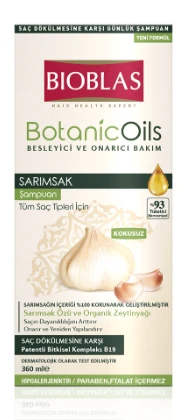 Bioblas Sarımsak Şampuanı Tüm Saç Tipleri İçin (Kokusuz) 360ml