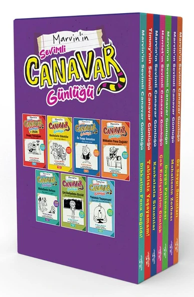 SEVİMLİ CANAVAR GÜNLÜĞÜ ( (7 KİTAP TAKIM KUTULU)/Raun Melmed/Yediveren Çocuk