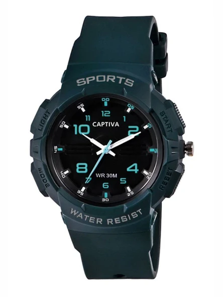 Captiva 30 mt Suya Dayanıklı Analog Silikon Kordonlu Çoçuk Kol Saati CP.YN.25.16