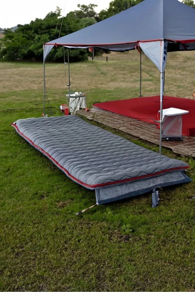 Taşınabilir Katlanır Kamp Karavan Yer Anne Yanı Yatağı Çanta Yatak - 4